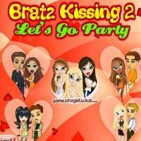 Игра Поцелуи Братц: На вечеринке у Саши онлайн