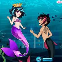 Игра Подводное свидание русалочки онлайн