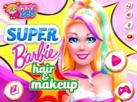 Игра Прическа и Мейк-Ап для Супер Барби онлайн
