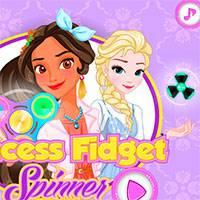 Игра Принцессы играют со спинером онлайн