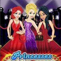 Игра Принцессы на красной ковровой дорожке онлайн