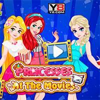 Игра Принцессы в кинотеатре онлайн