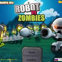 Игра Роботы против зомби онлайн