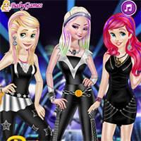 Игра Рок-группа с принцессами онлайн