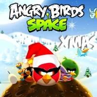 Игра Рождественские Angry Birds онлайн