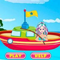 Игра Рыбалка Барби онлайн
