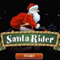 Игра Санта байкер онлайн
