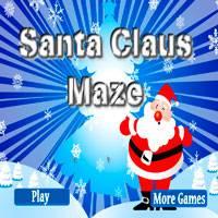 Игра Санта Клаус лабиринт онлайн