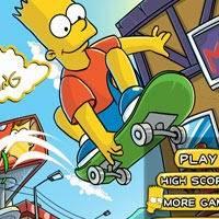 Игра Симпсоны: Безумие на скейте онлайн