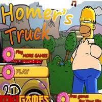 Игра Симпсоны: Гомер собирает пончики онлайн