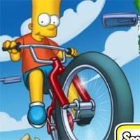 Игра Симпсоны на велосипедах онлайн