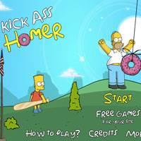 Игра Симпсоны: Пни Гомера онлайн