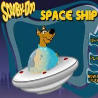 Игра Скуби Ду летает на космическом корабле онлайн