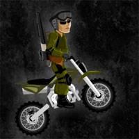 Игра Солдат на мотоцикле онлайн