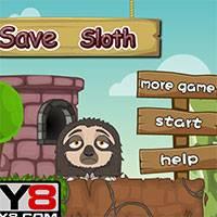 Игра Спаси ленивца онлайн