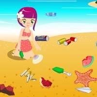 Игра Стар Дарлингс: уборка пляжа онлайн