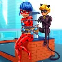 Игра Супер Кот спасает Леди Баг онлайн