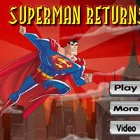 Игра Супермен и падающие камни онлайн
