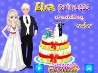 Игра Свадебный торт Эльзы