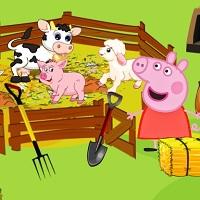 Игра Свинка Пеппа на ферме онлайн