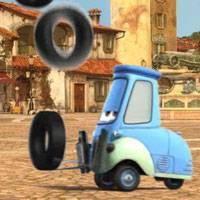 Игра Тачки подбрасывают колёса онлайн