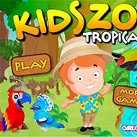 Игра Тропический зоопарк для малышей онлайн