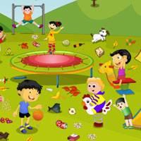Игра Уборка на детской площадке онлайн