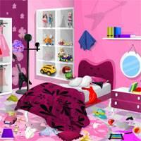 Игра Уборка в спальне Барби онлайн