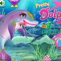 Игра Уход за дельфинчиком онлайн