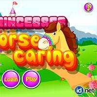 Игра Уход за королевской лошадкой онлайн