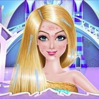 Игра Уход за личиком Снежной королевы онлайн