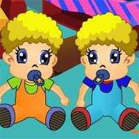 Игра Уход за малышами: Непослушные близнецы онлайн