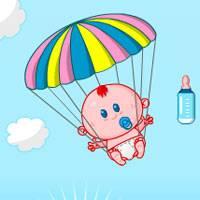 Игра Уход за малышами-парашютистами онлайн