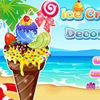 Игра Украшение мороженого онлайн