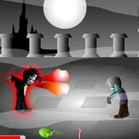 Игра Вампиры: Дракула уничтожает зомби онлайн