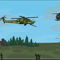 Игра Вертолет летит к базе онлайн