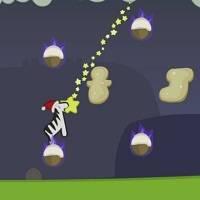 Игра Веселая рождественская зебра онлайн