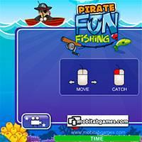 Игра Весёлый пират на рыбалке онлайн