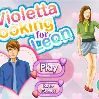 Игра Виолетта готовит для Леона онлайн