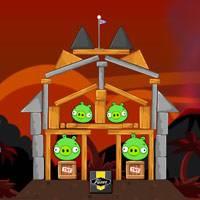Игра Вулканный Angry Birds онлайн