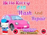 Игра Хелло Китти автомойка онлайн
