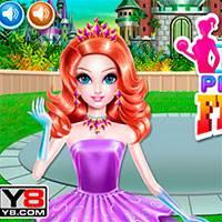 Игра Занятия фитнесом с принцессой онлайн