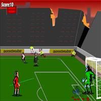 Игра Зомби футбол пенальти онлайн