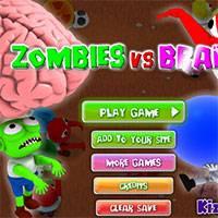Игра Зомби против мозгов онлайн