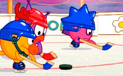 Смешарики 2D: Хоккей. Часть 2