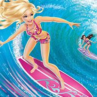 Игра Барбі русалочка: Катання на серфі