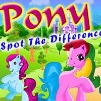 Игра Конячки поні: знайди відмінності