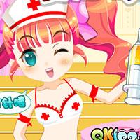Игра Лікарня уколи: Симпатична медсестричка