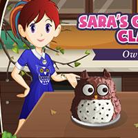 Игра Кухня Сари: Торт-сова