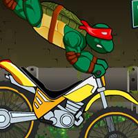 Игра Черепашки ніндзя 2014: Трюки на мотоциклі